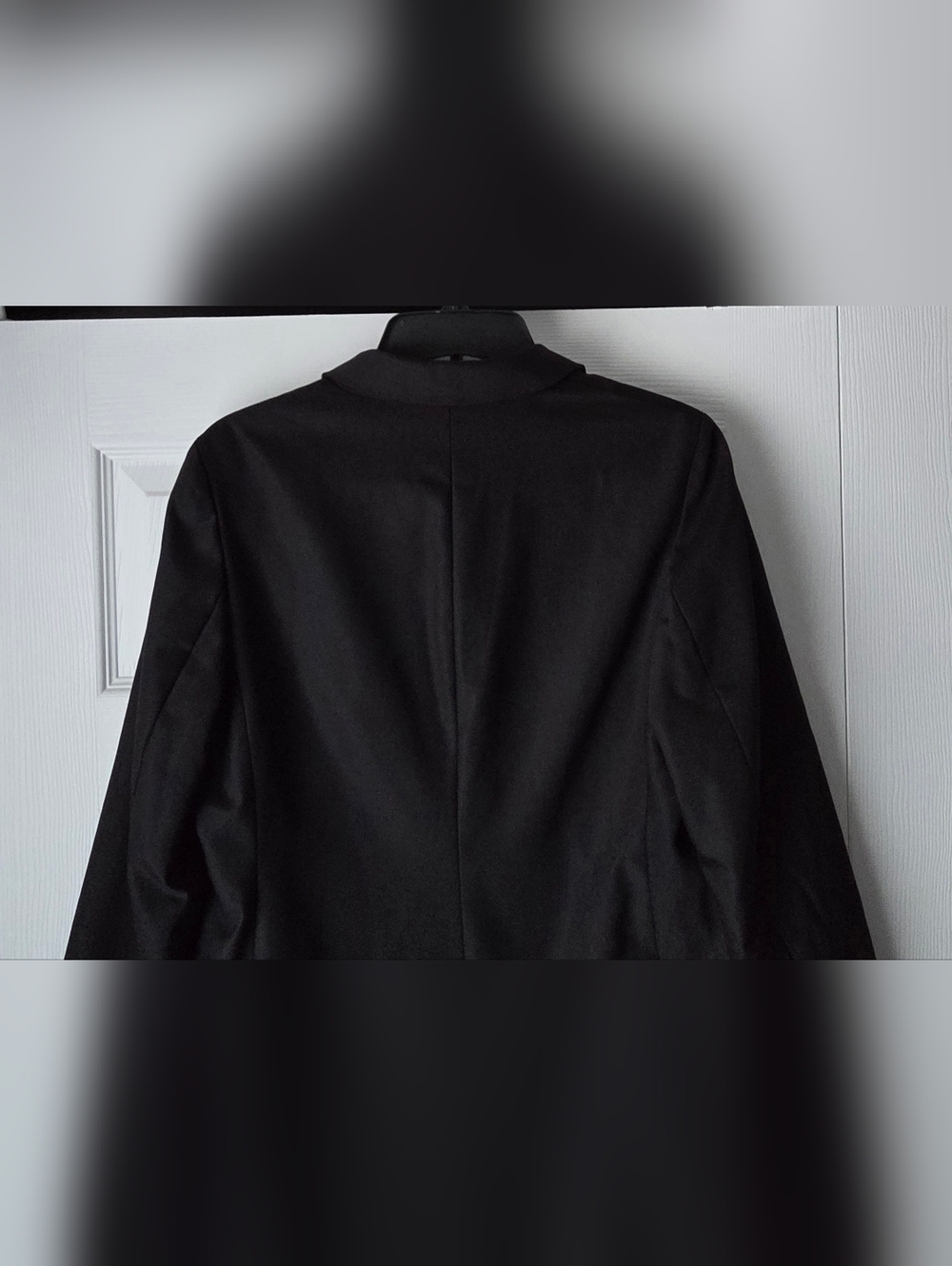 Chico's Black Single-Button Women's Blazer. Chico's Size 1 US Size M/8 - Picture 8 of 11